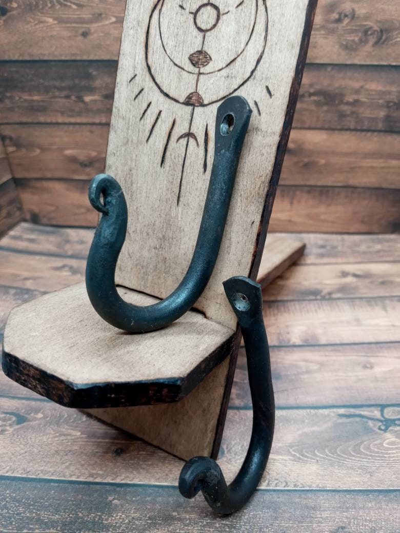hand forged hook small