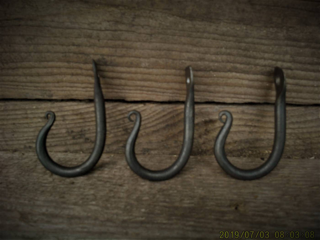hand forged hook small