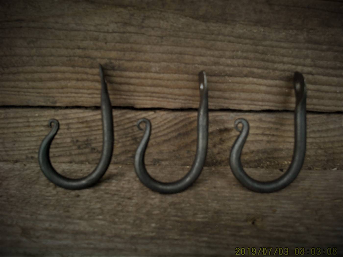 hand forged hook small