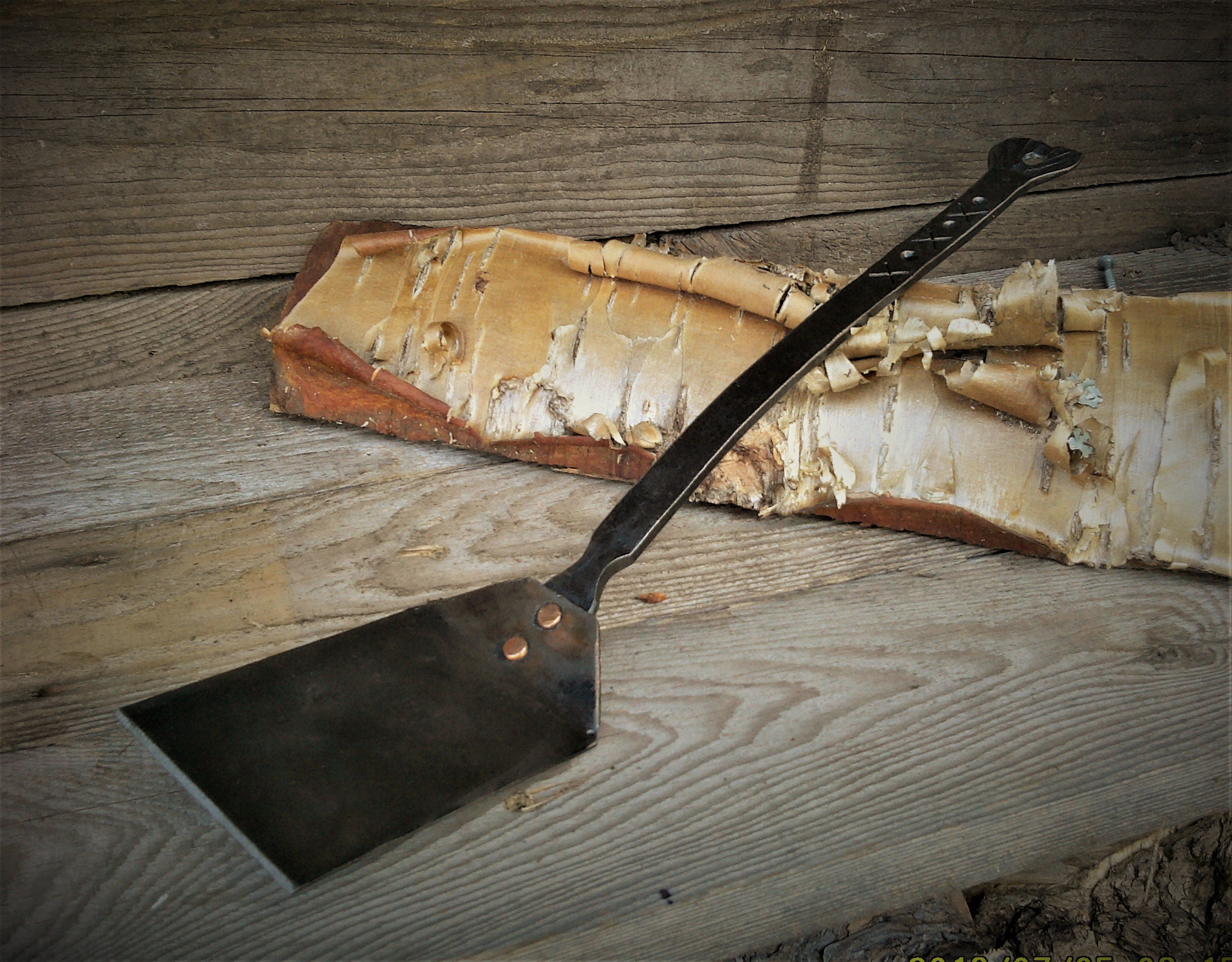 Hand forged spatula