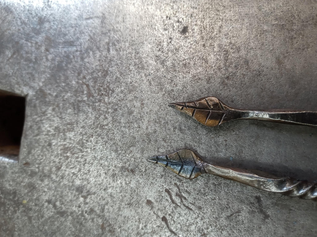 Hand forged hairstick