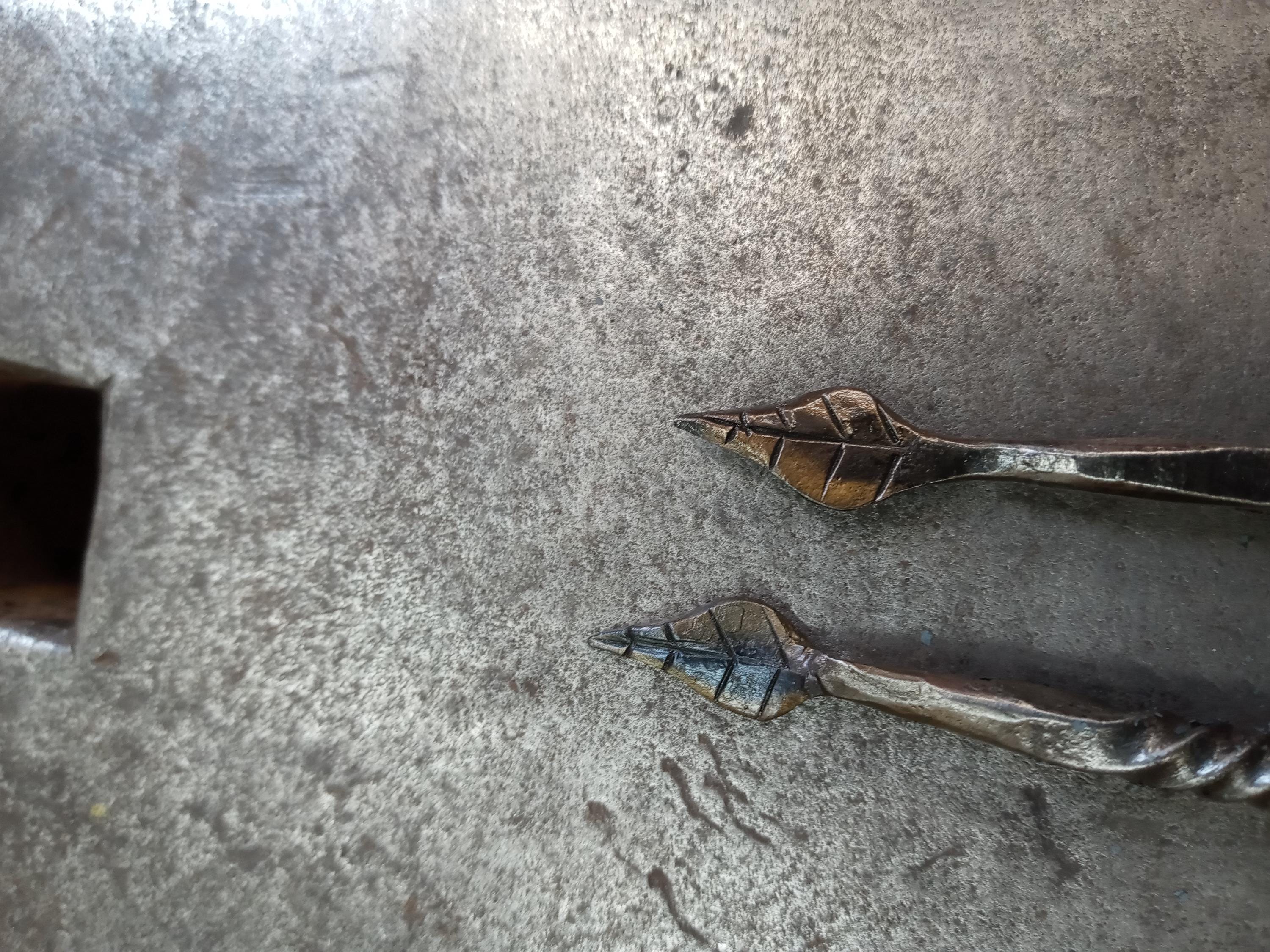 Hand forged hairstick
