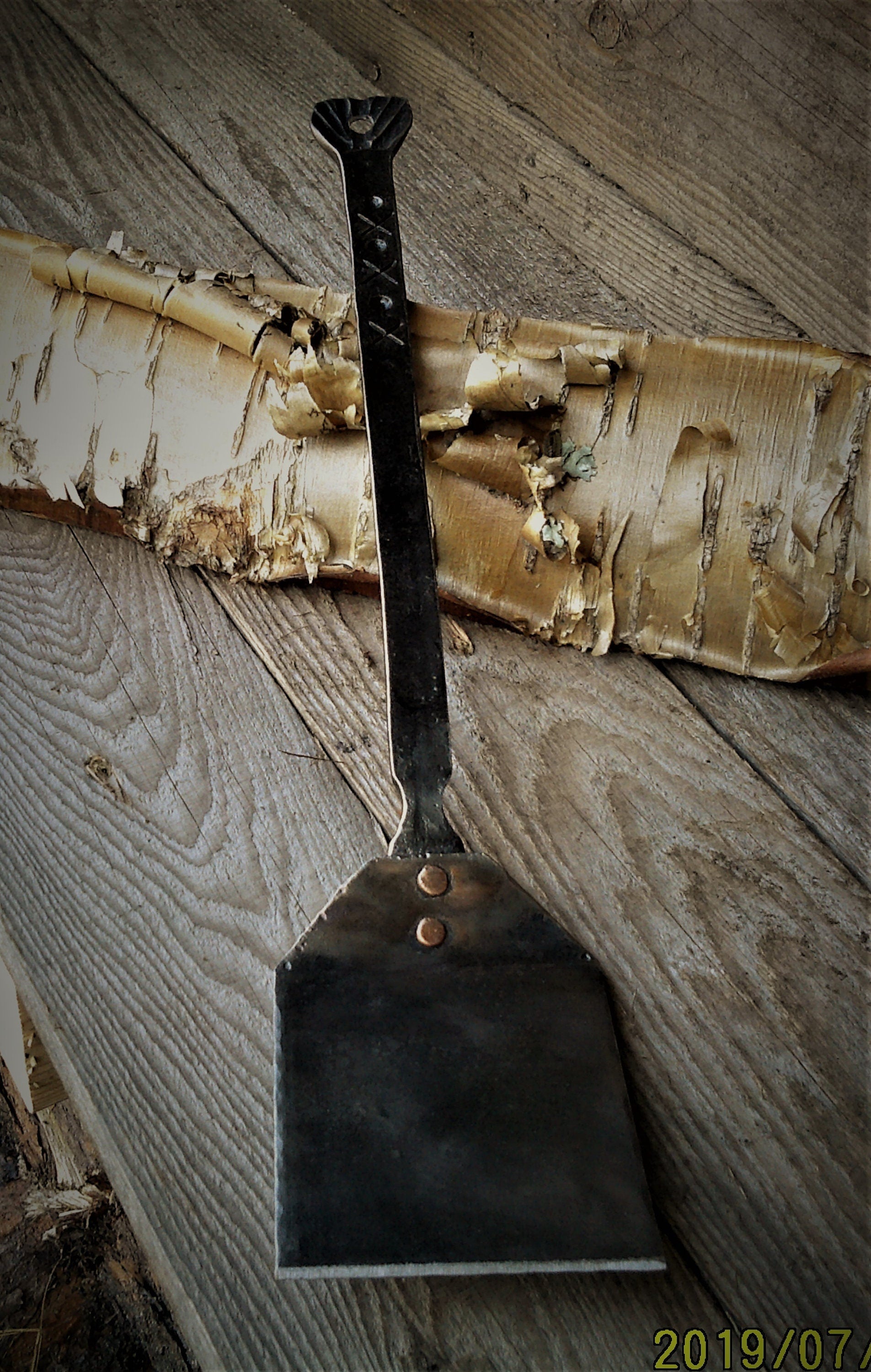 Hand forged spatula