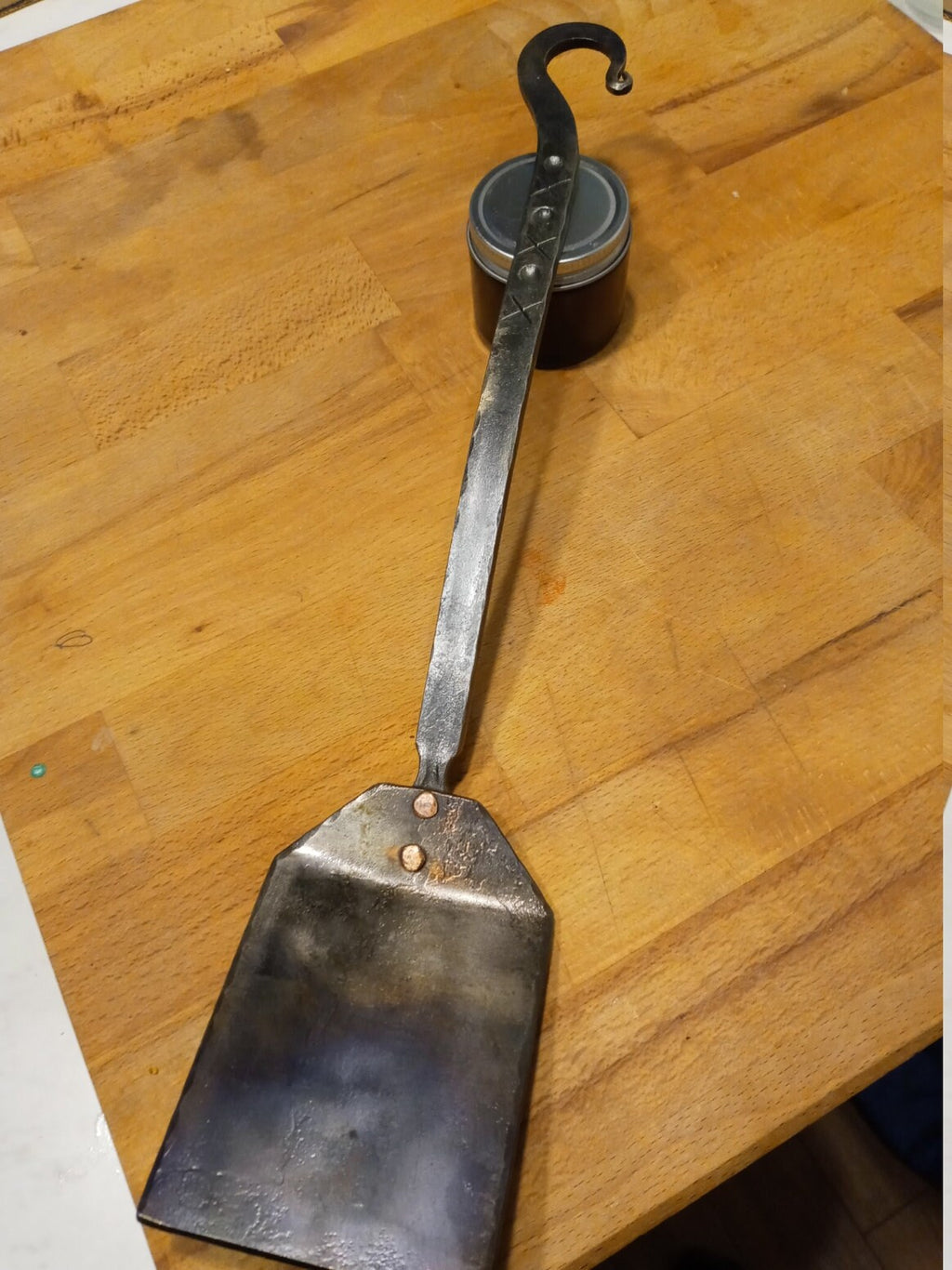 Hand forged spatula