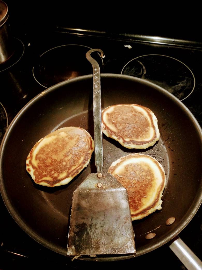 Hand forged spatula
