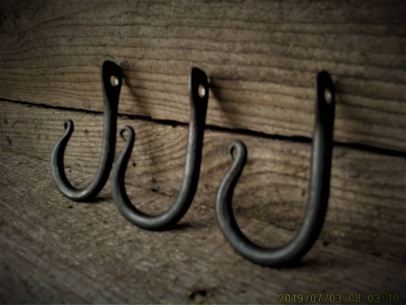 hand forged hook small