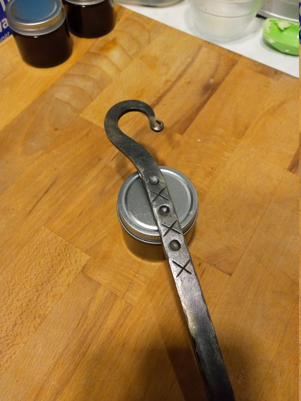 Hand forged spatula
