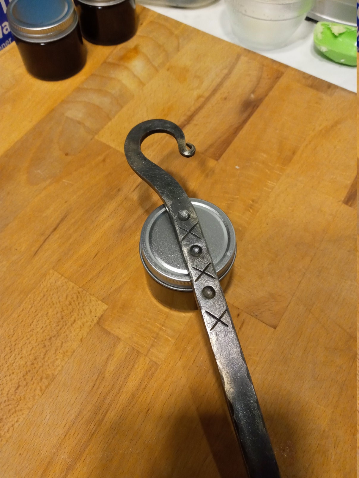 Hand forged spatula
