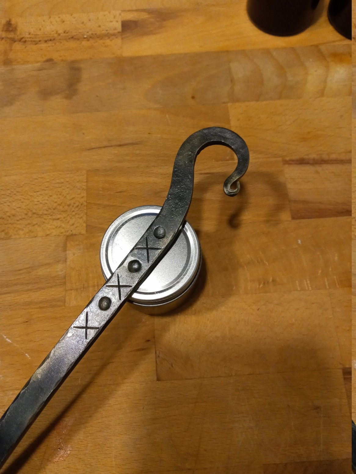 Hand forged spatula