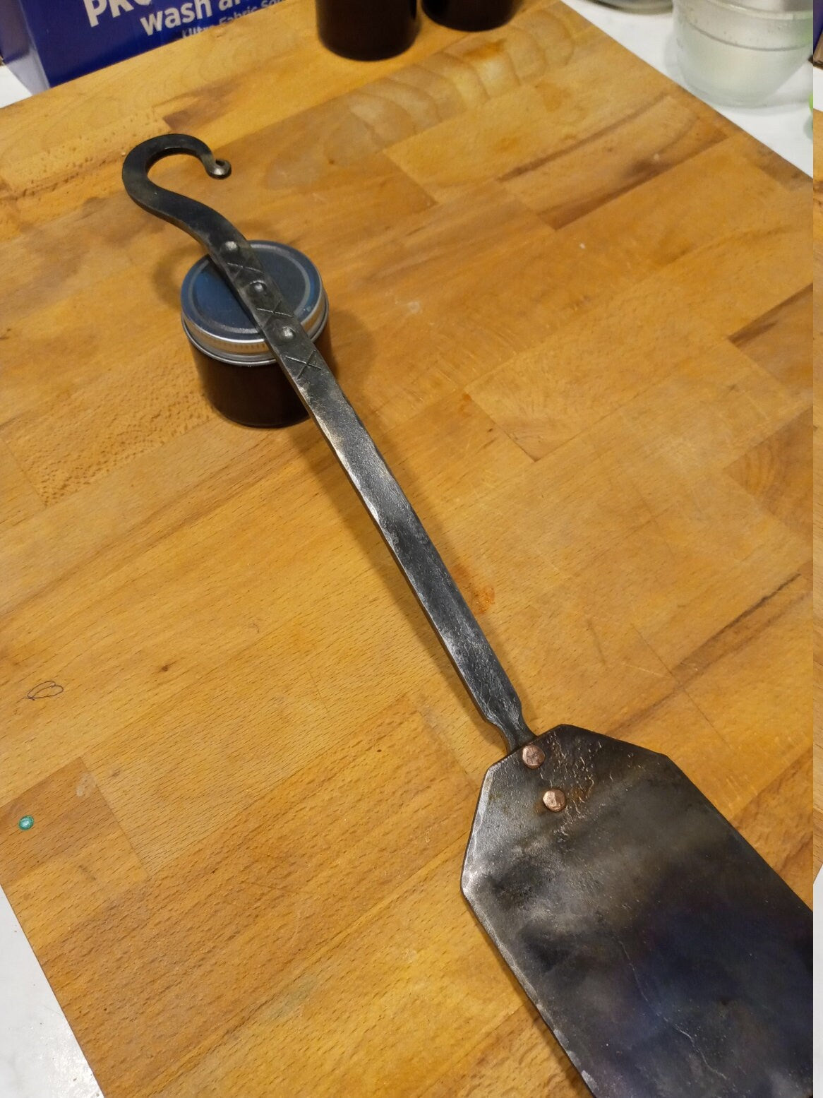 Hand forged spatula